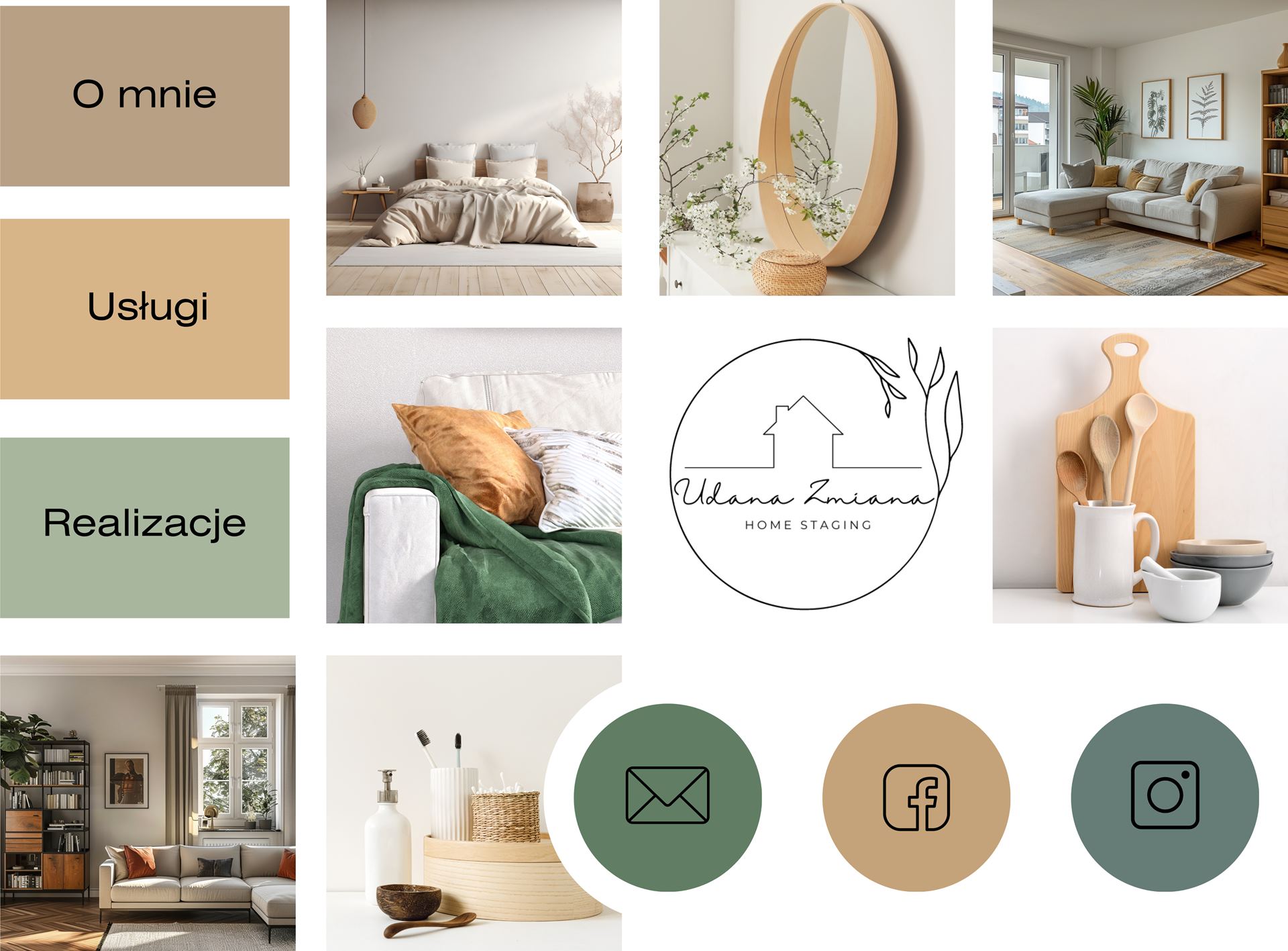 Home staging na terenie Podkowy Leśnej, Brwinowa, Milanówka, Grodziska Mazowieckiego, Żyrardowa i Warszawy.