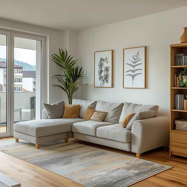 Narożnik z obrazkami - home staging